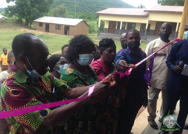 DCE Commission Two Projects In South Dayi District